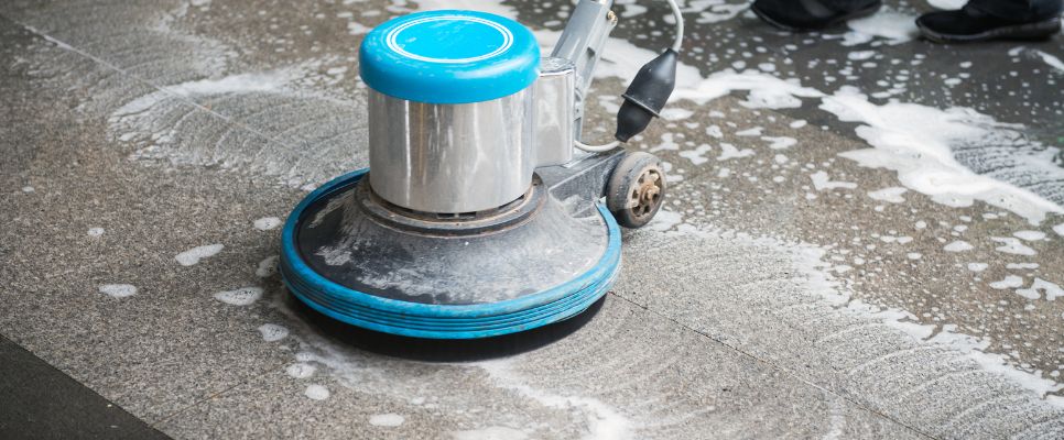 Concrete Floor Cleaning