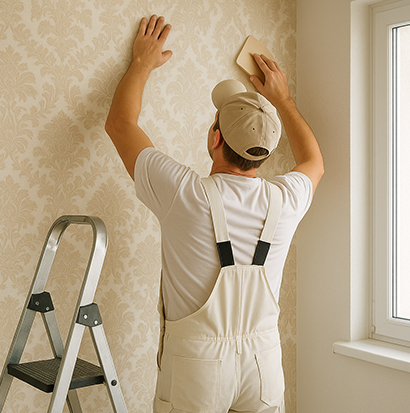 Professional wallpaper installation service in South Brisbane