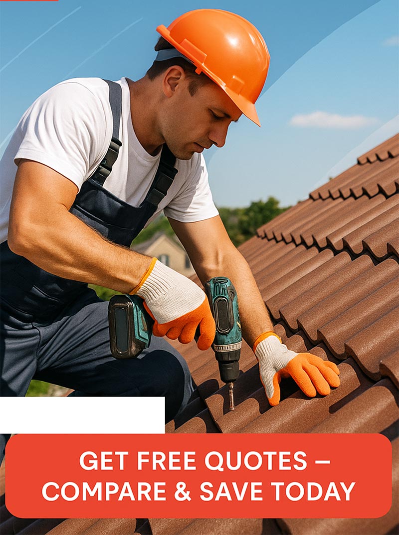 Professional roof work