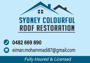 Sydney Colourful Roof Restoration & Painting Services