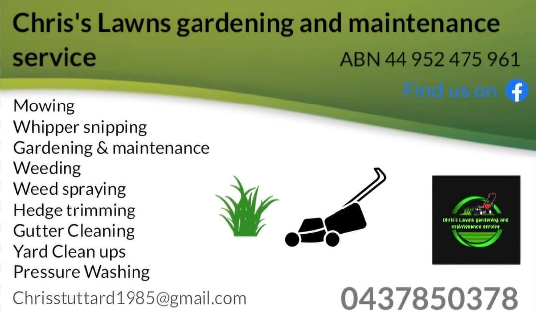 Chris's Lawns Gardening And Maintenance Service