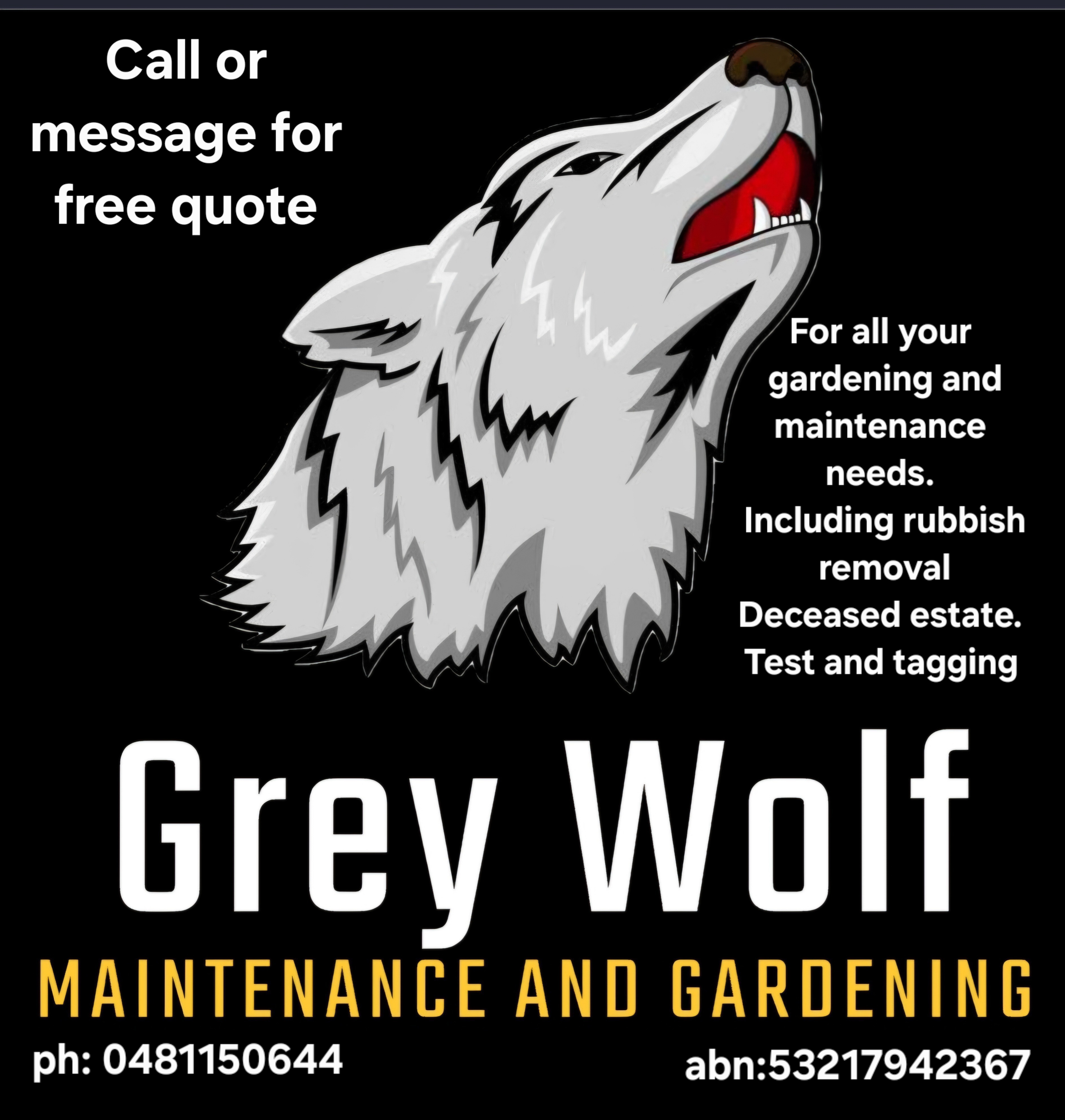 Grey Wolf Maintenance And Gardening