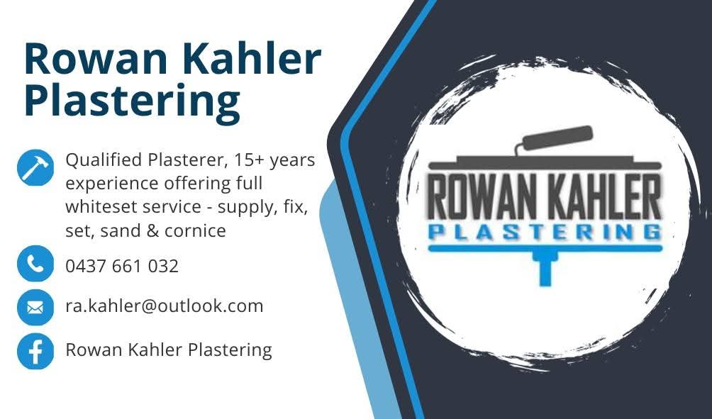 Rowan Kahler Plastering