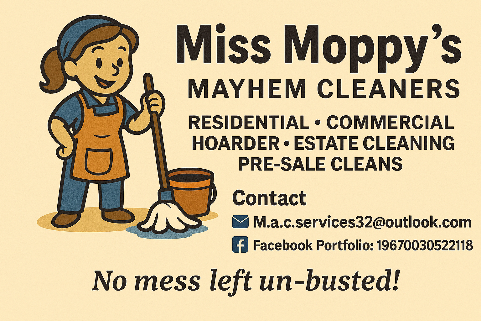 Miss Moppy's Mayhem Cleaners
