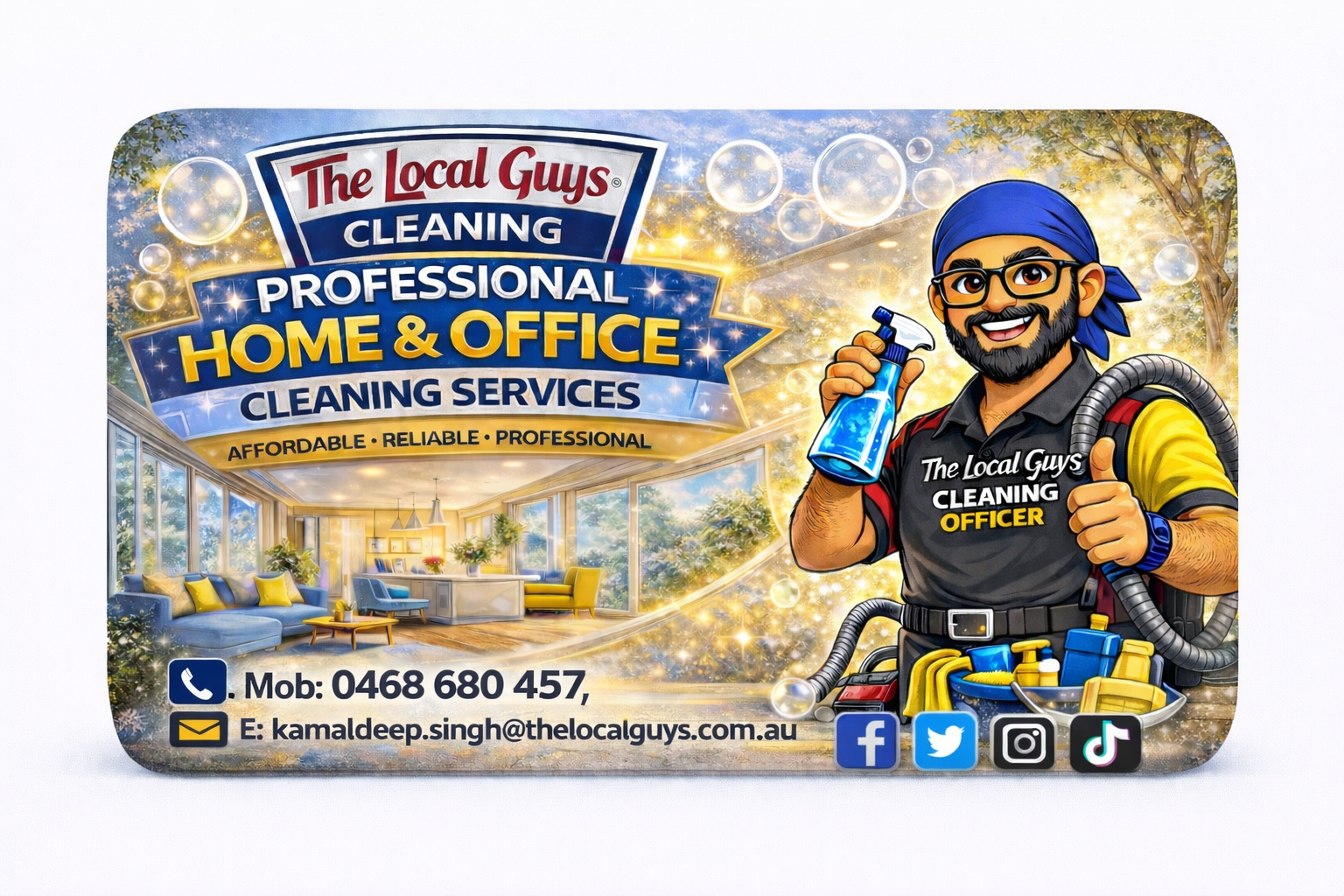 The Local Guys Cleaning Officer