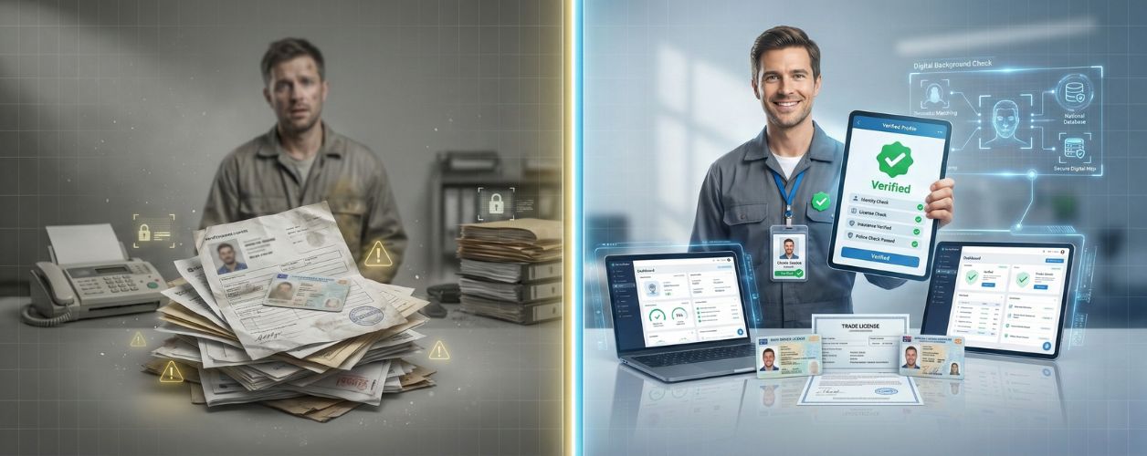 How ServiceTasker Verifies Tradies (vs competitors)