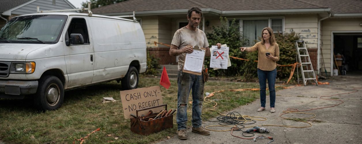 Red Flags That Indicate a Fake or Uninsured Tradie